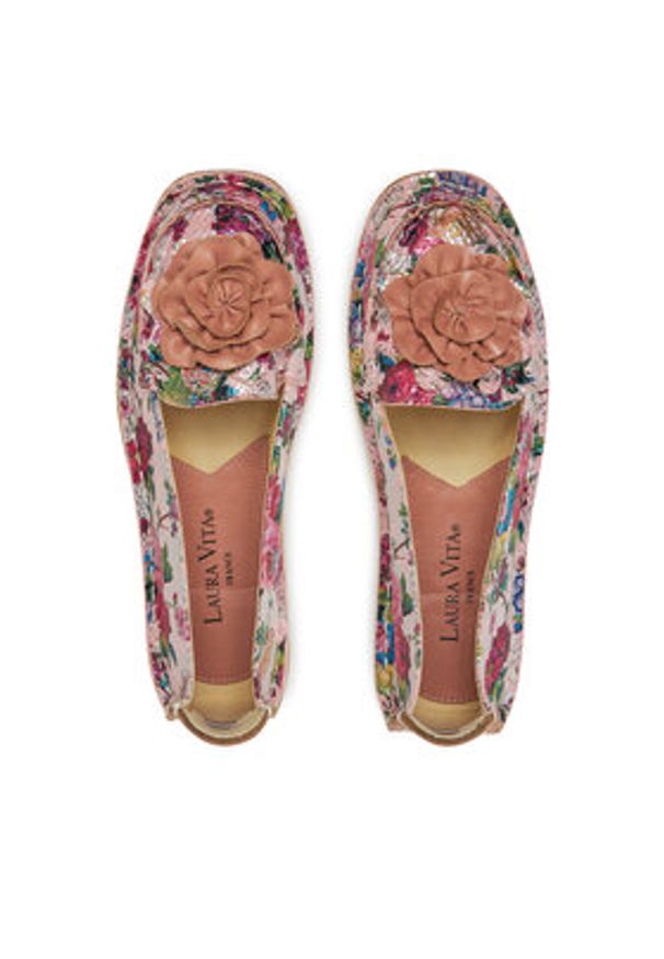 Laura Vita Baleriny Aucdreyo 21 Różowy. Kolor: różowy. Materiał: skóra