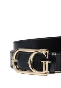 Guess Pasek Damski BW9188 P4435 Czarny. Kolor: czarny. Materiał: skóra