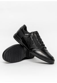 Geox - Sneakersy męskie GEOX U Timothy D (U166TD 00043 C9999). Kolor: czarny. Materiał: materiał. Sport: bieganie