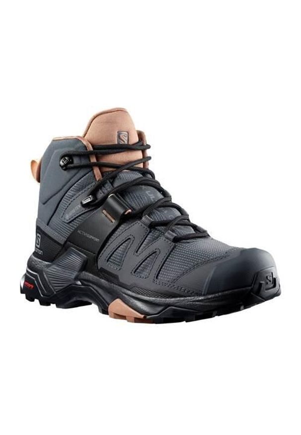 salomon - Buty trekkingowe damskie Salomon X Ultra 4 Mid Gtx W. Zapięcie: sznurówki. Kolor: różowy. Materiał: materiał. Szerokość cholewki: normalna