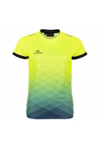 STANNO - Damski jersey Stanno Altius. Kolor: szary, niebieski, zielony, wielokolorowy, żółty. Materiał: jersey. Sport: fitness