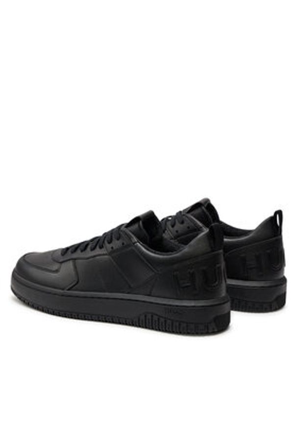 Hugo Sneakersy Kilian 50505057 10240740 01 Czarny. Kolor: czarny. Materiał: skóra