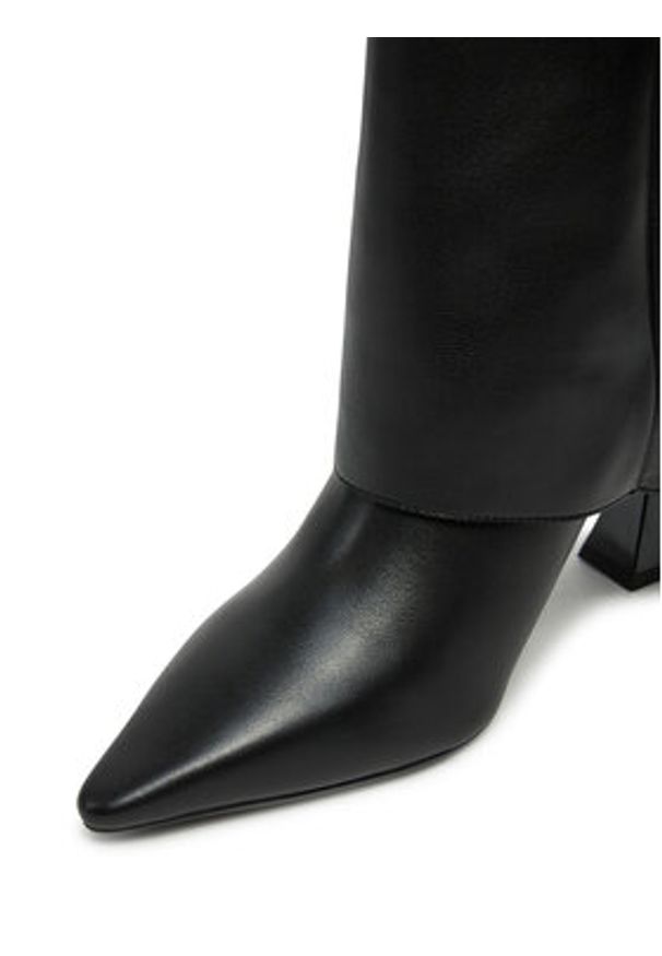 Karl Lagerfeld - KARL LAGERFELD Botki KL32044A Czarny. Kolor: czarny. Materiał: skóra