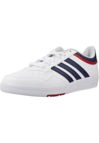 Adidas - Buty ADIDAS HOOPS 4.0 J Biały. Kolor: niebieski, czerwony, biały, wielokolorowy. Materiał: tkanina, syntetyk #1