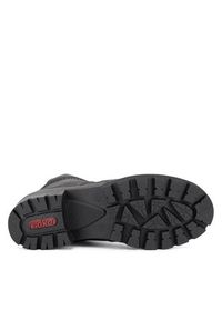 Rieker Trzewiki 79261-45 Szary. Kolor: szary. Materiał: materiał #6