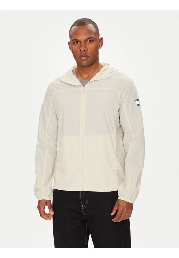 Tommy Jeans Kurtka przejściowa DM0DM21669 Beżowy Regular Fit. Kolor: beżowy. Materiał: syntetyk