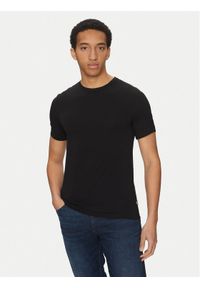 BOSS Komplet 3 t-shirtów 50534019 Czarny Slim Fit. Kolor: czarny. Materiał: wiskoza