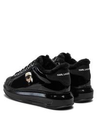 Karl Lagerfeld - KARL LAGERFELD Sneakersy KL62531S Czarny. Kolor: czarny. Materiał: lakier, skóra #4