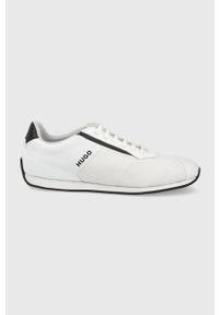 Hugo - HUGO sneakersy Cyden kolor biały. Nosek buta: okrągły. Zapięcie: sznurówki. Kolor: biały. Materiał: guma