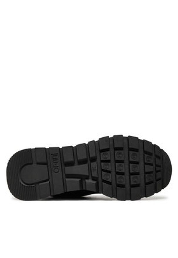 Liu Jo Sneakersy BF4143 PX027 Czarny. Kolor: czarny. Materiał: zamsz, skóra
