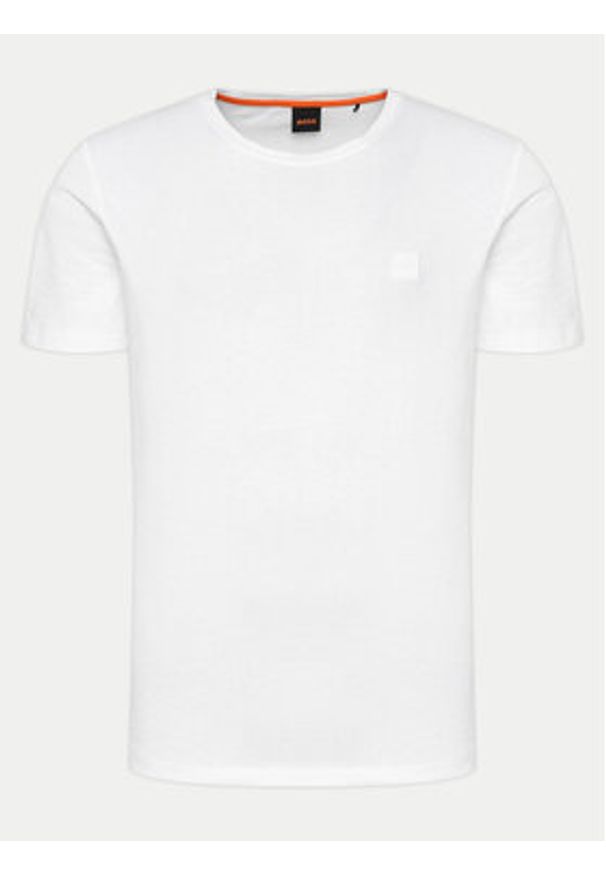 BOSS - Boss T-Shirt Tales 50508584 Biały Relaxed Fit. Kolor: biały. Materiał: bawełna