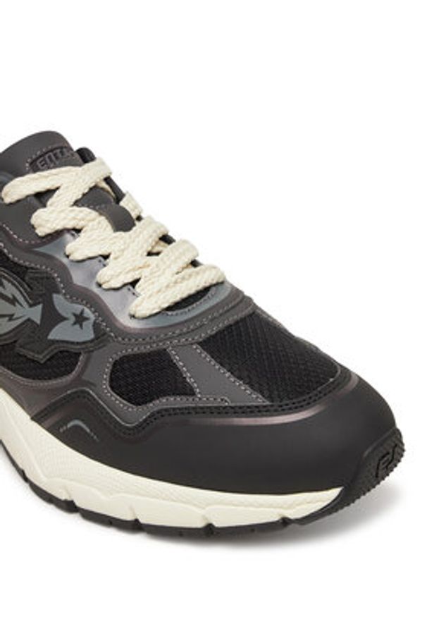 Enterprise Japan Sneakersy BB5021 EX310 Czarny. Kolor: czarny. Materiał: materiał