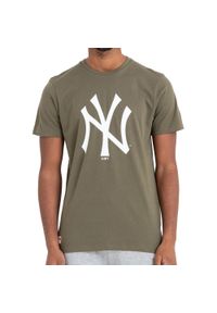 Koszulka New Era New York Yankees logo. Kolor: zielony, biały, wielokolorowy #1