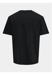 Only & Sons T-Shirt Classiques 22029023 Czarny Relaxed Fit. Kolor: czarny. Materiał: bawełna #4