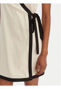 Seafolly Sukienka letnia Beach Bound 55589-DR Beżowy Slim Fit. Kolor: beżowy. Materiał: wiskoza. Sezon: lato #3