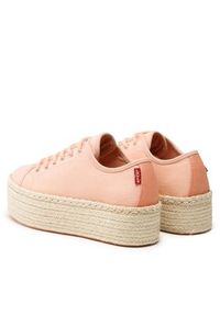 Levi's® Espadryle 234195-733-75 Pomarańczowy. Kolor: pomarańczowy. Materiał: materiał