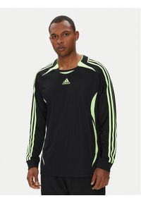Adidas - adidas Longsleeve Teamgeist adicolor JW5908 Czarny Loose Fit. Kolor: czarny. Materiał: syntetyk. Długość rękawa: długi rękaw
