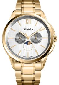 Zegarek Adriatica Zegarek męski Adriatica A8283.1163QF złoty. Kolor: złoty #1