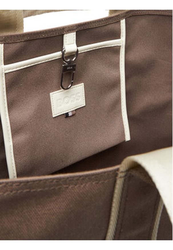 BOSS Torebka Palmah 50546461 Brązowy. Kolor: brązowy