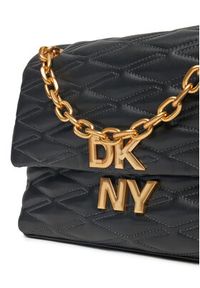 DKNY Torebka Minna R433KG73 Czarny. Kolor: czarny. Materiał: skórzane