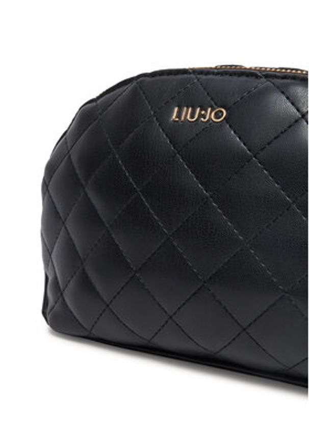 Liu Jo Kosmetyczka Ecs L Beauty AA5246 E0015 Czarny. Kolor: czarny. Materiał: skóra