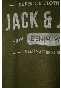 Jack & Jones - T-shirt dziecięcy 128-176 cm. Okazja: na co dzień. Kolor: oliwkowy. Materiał: bawełna, dzianina. Wzór: nadruk. Styl: casual #2