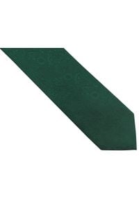 Adam Collection - Zielony krawat męski w delikatny wzór - paisley D295. Kolor: zielony. Materiał: mikrofibra, tkanina. Wzór: paisley #1
