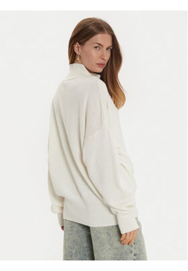 ViCOLO Sweter 77039S Écru Regular Fit. Materiał: syntetyk