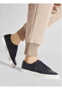 Lauren Ralph Lauren Tenisówki Janson II 802849533001 Granatowy. Kolor: niebieski. Materiał: skóra #7