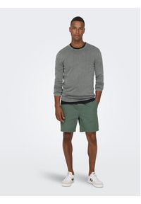 Only & Sons Sweter 22006806 Szary Regular Fit. Kolor: szary. Materiał: bawełna #7