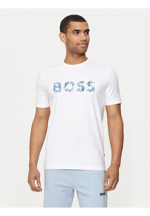 BOSS - Boss T-Shirt Te_Bossocean 50515997 Biały Regular Fit. Kolor: biały. Materiał: bawełna