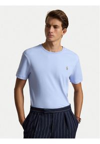 Polo Ralph Lauren T-Shirt 710740727506 Niebieski jasny Regular Fit. Typ kołnierza: polo. Kolor: niebieski. Materiał: bawełna #1