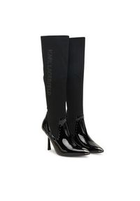Karl Lagerfeld - KARL LAGERFELD Kozaki KL31373 Czarny. Kolor: czarny. Materiał: skóra #3