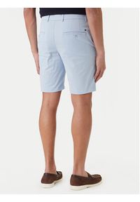 TOMMY HILFIGER - Tommy Hilfiger Szorty materiałowe Denton 9.5 MW0MW42351 Niebieski jasny Slim Fit. Kolor: niebieski. Materiał: bawełna #4