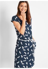 bonprix - Sukienka shirtowa. Kolor: niebieski #1