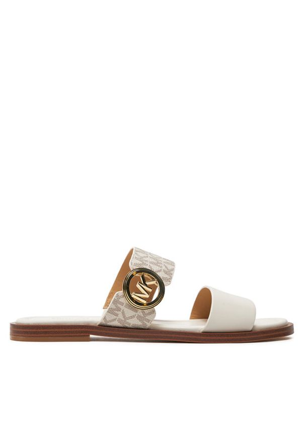 MICHAEL Michael Kors Klapki Vera Sandal 40S4VEFS1B Écru. Kolor: kremowy. Materiał: skóra