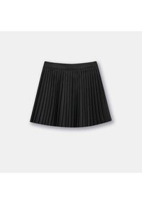 Sinsay - Plisowana spódnica dziewczęca - Czarny. Kolor: czarny #1
