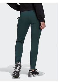Adidas - adidas Spodnie dresowe Always Original Laced HK5083 Zielony Slim Fit. Kolor: zielony. Materiał: dresówka, bawełna