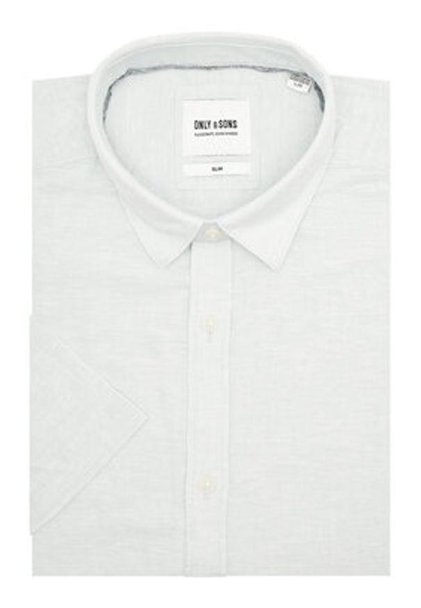 Only & Sons Koszula Caiden 22009885 Niebieski Slim Fit. Kolor: niebieski. Materiał: bawełna