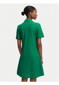 TOMMY HILFIGER - Tommy Hilfiger Sukienka codzienna 1985 WW0WW48749 Zielony Regular Fit. Okazja: na co dzień. Kolor: zielony. Materiał: bawełna. Typ sukienki: proste. Styl: casual #3