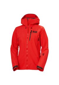 Damska kurtka turystyczna Helly Hansen Odin 9 Worlds 3.0. Kolor: czerwony. Sport: turystyka piesza #1
