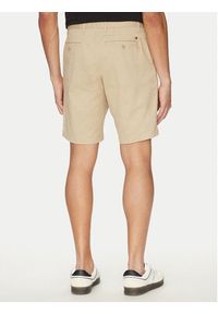 TOMMY HILFIGER - Tommy Hilfiger Szorty materiałowe Harlem MW0MW23568 Beżowy Regular Fit. Kolor: beżowy. Materiał: bawełna