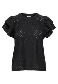 JDY Bluzka Carla 15351452 Czarny Regular Fit. Kolor: czarny. Materiał: syntetyk #5