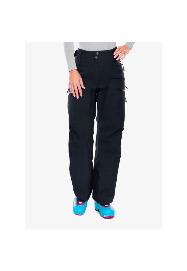 Fjällräven - Spodnie w góry damskie Fjallraven Bergtagen GTX Pro Trousers. Kolor: czarny. Sezon: zima. Sport: wspinaczka