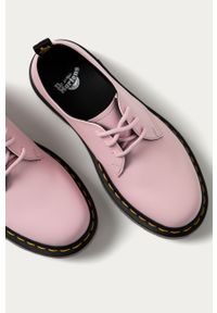 Dr. Martens - Półbuty skórzane 1461 Iced. Nosek buta: okrągły. Zapięcie: sznurówki. Kolor: różowy. Materiał: skóra. Szerokość cholewki: normalna. Obcas: na obcasie. Wysokość obcasa: niski #4