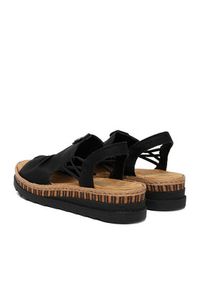 Rieker Sandały CEO-V7972-00 Czarny. Kolor: czarny. Materiał: skóra #5