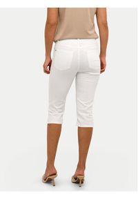 Kaffe Spodnie capri Zelina 10506525 Biały Slim Fit. Kolor: biały #8