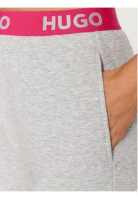 Hugo Spodnie piżamowe Sporty Logo 50490598 Szary Regular Fit. Kolor: szary. Materiał: bawełna