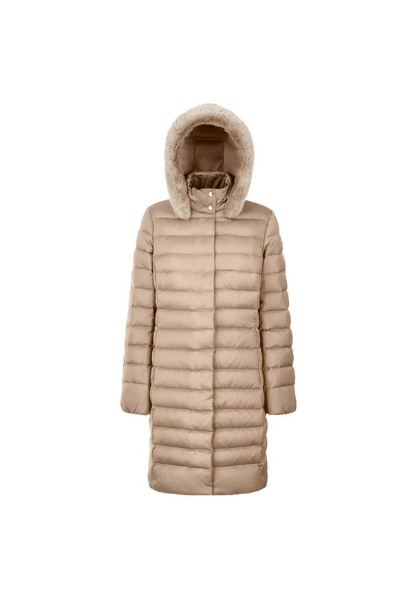 Geox - Kurtka GEOX W BETTANIE Brązowy. Kolor: brązowy. Materiał: tkanina