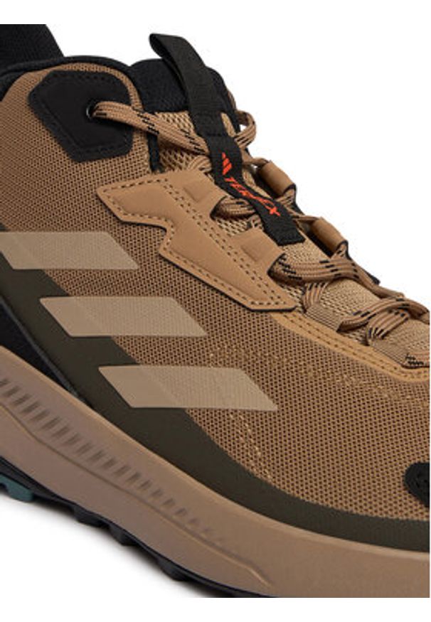 Adidas - adidas Trekkingi Terrex Anylander Mid JQ9959 Brązowy. Kolor: brązowy. Materiał: materiał. Model: Adidas Terrex. Sport: turystyka piesza